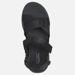 SKECHERS Damen Gowalk Arch Fit Sandalen Schwarz