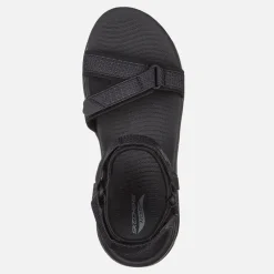 SKECHERS Damen Gowalk Arch Fit Sandalen Schwarz