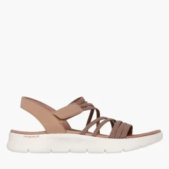 SKECHERS Damen Go Walk Flex Sandalen Natural