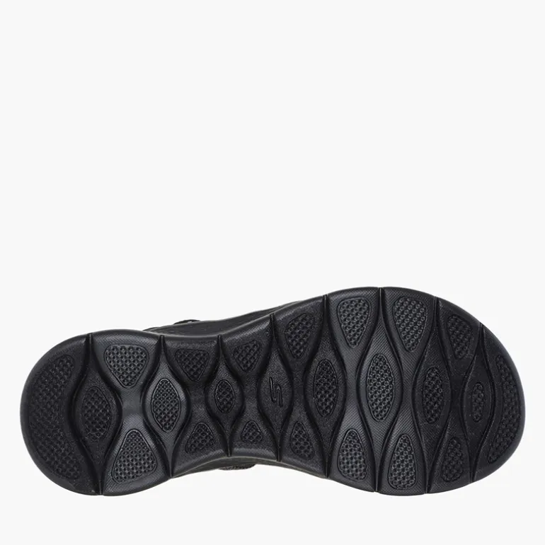 SKECHERS Damen Go Walk Flex Sandalen Schwarz