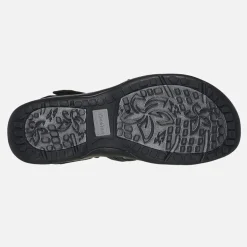 SKECHERS Damen Reggae Sandalen Slim Schwarz