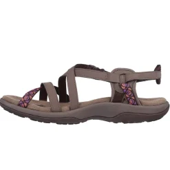 SKECHERS Damen Reggae Vacay Sandalen Braun