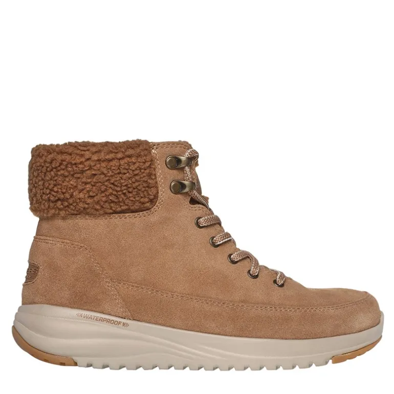 SKECHERS Damen Stellar wasserdichte Stiefel unterwegs Braun