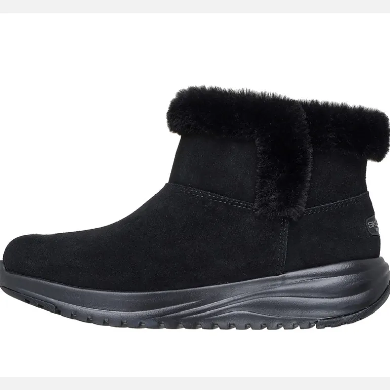 SKECHERS Damen Stellar wasserdichte Stiefel unterwegs Schwarz