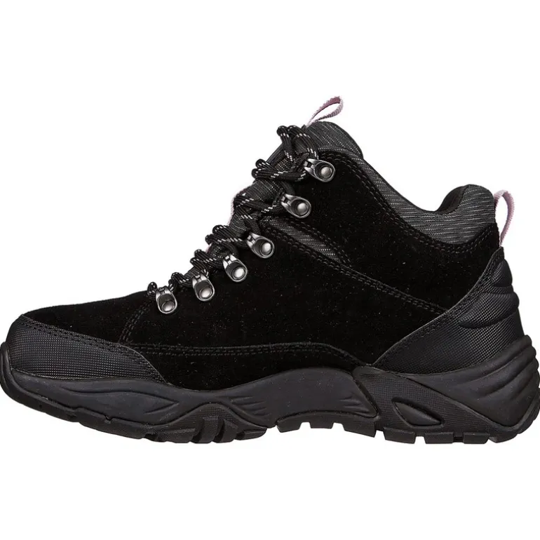 SKECHERS Damen wasserdichte Schuhe Schwarz