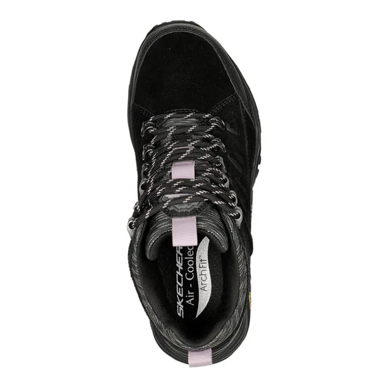 SKECHERS Damen wasserdichte Schuhe Schwarz