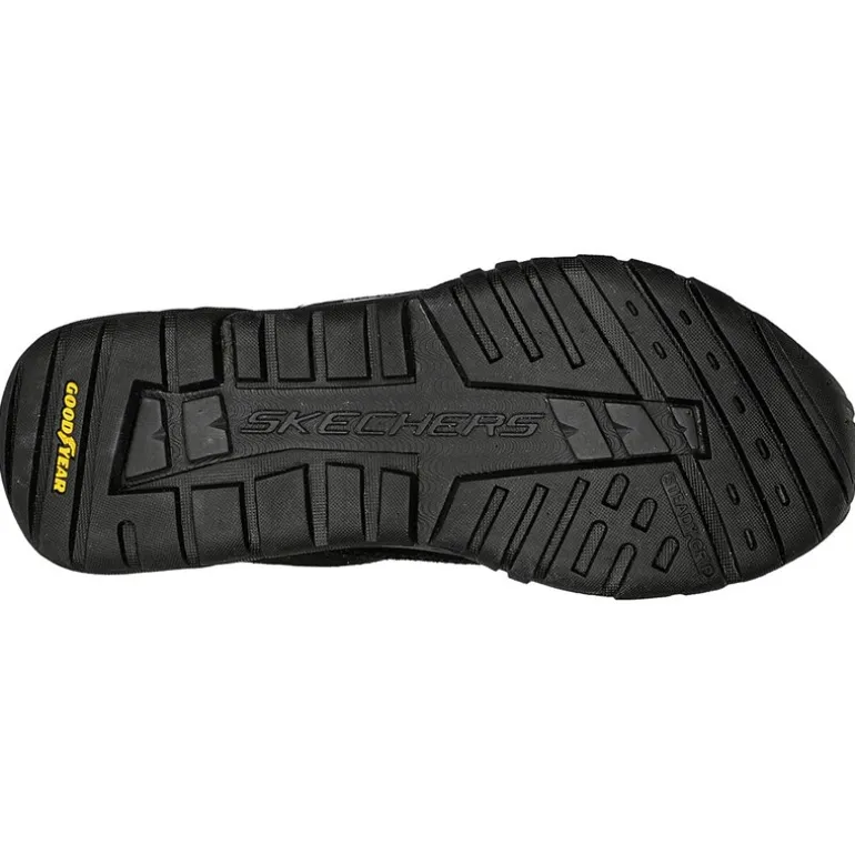SKECHERS Damen wasserdichte Schuhe Schwarz