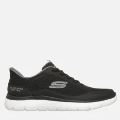 SKECHERS Herren Summits Leyter Slip Ins Sneaker Schwarz