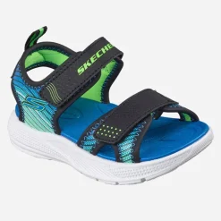 SKECHERS Junge Microspec Splash Sandalen Schwarz