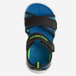 SKECHERS Junge Microspec Splash Sandalen Schwarz