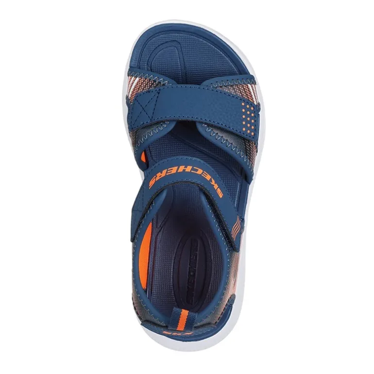 SKECHERS Junge Microspec - Splash Sandalen Marineblau