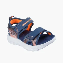SKECHERS Junge Microspec Splash Sandalen Navy