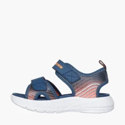 SKECHERS Junge Microspec Splash Sandalen Navy