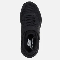 SKECHERS Junge Microspec Tread Sneakers Schwarz