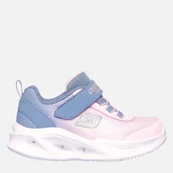 SKECHERS Kleinkind Mädchen Skechers Sola Glow Ombre Deluxe Sneaker Grau