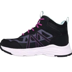 SKECHERS Mädchen Abenteuer Blitz Spaß Jagd wasserdichte Schuhe Black Aqua