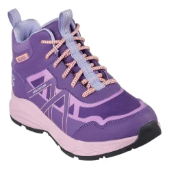 SKECHERS Mädchen Abenteuer Blitz Spaß Jagd wasserdichte Schuhe Purple Light Blue