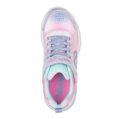 SKECHERS Mädchen Flutter Herz Lichter Simply Love Turnschuhe Lila