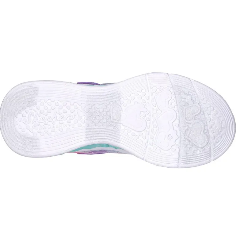SKECHERS Mädchen Flutter Herz Lichter Simply Love Turnschuhe Lila