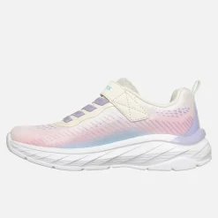 SKECHERS Mädchen Grenzenlose Farbe Blitz Turnschuhe Natural