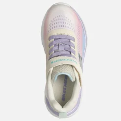 SKECHERS Mädchen Grenzenlose Farbe Blitz Turnschuhe Natural