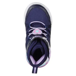 SKECHERS Mädchen lieben es zu glänzen Sweetheart leichte Stiefel Navy Lavender