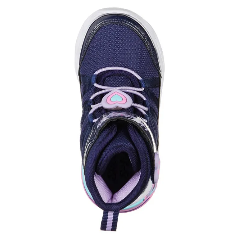 SKECHERS Mädchen lieben es zu glänzen Sweetheart leichte Stiefel Navy Lavender