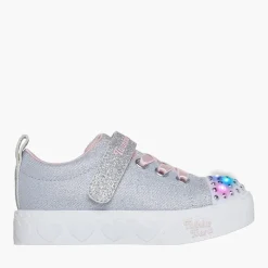 SKECHERS Mädchen Twinkle Toes Sneaker Grau