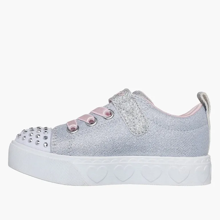 SKECHERS Mädchen Twinkle Toes Sneaker Grau