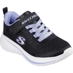 SKECHERS Mädchen Wave 92 Sneaker Schwarz