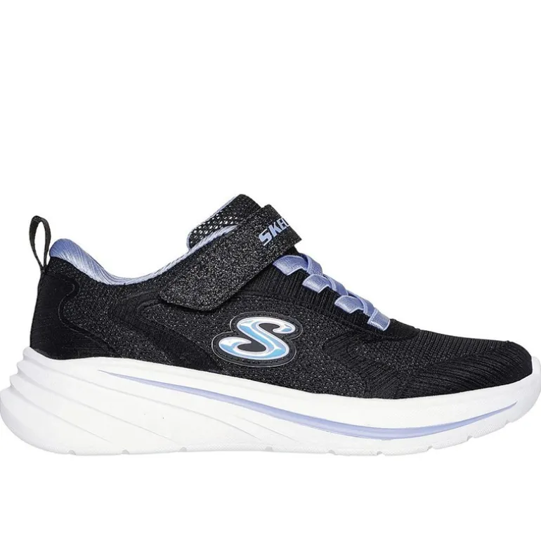 SKECHERS Mädchen Wave 92 Sneaker Schwarz
