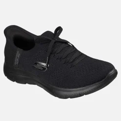 SKECHERS SPORT SKECHERS Damen Summits Slip in Neue Tägliche Sneakers Schwarz