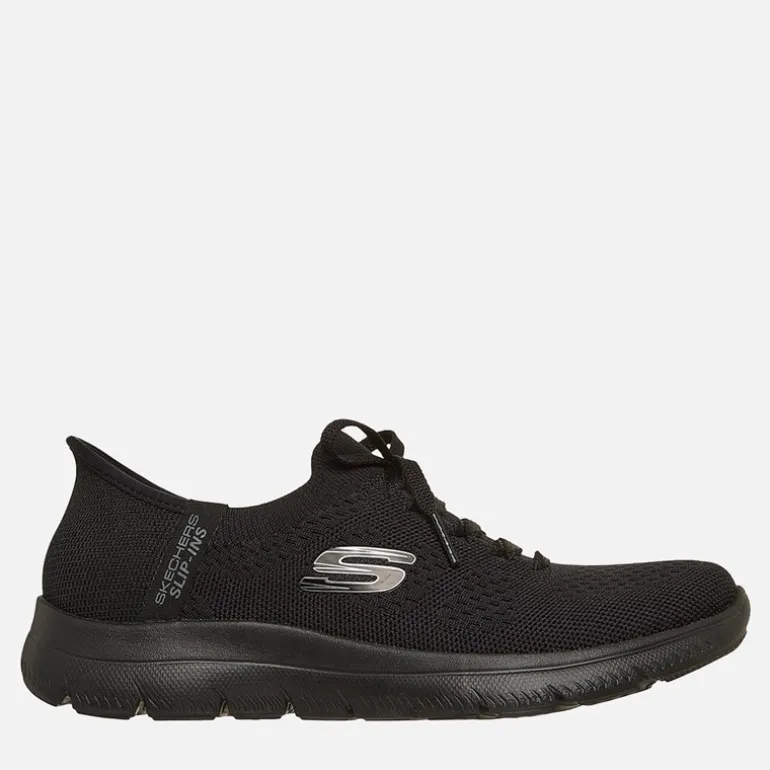 SKECHERS SPORT SKECHERS Damen Summits Slip in Neue Tägliche Sneakers Schwarz