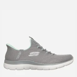 SKECHERS SPORT SKECHERS Damen Summits Slip Ins Dream Chaser Sneakers Gray