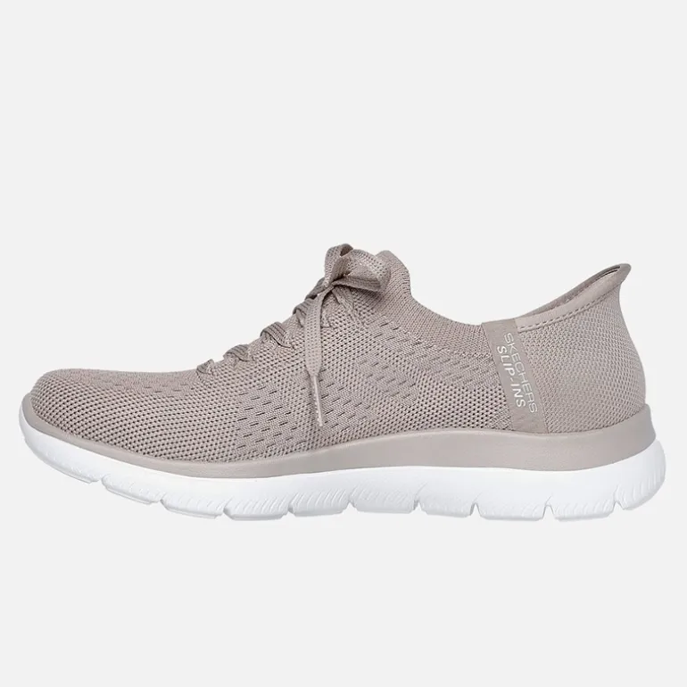 SKECHERS SPORT SKECHERS Damen Summits Slip in Neue Tägliche Sneakers Natural