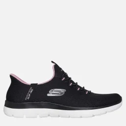 SKECHERS SPORT SKECHERS Damen Summits Dream Chaser Slip In Sneaker Black & Purple/Mauve
