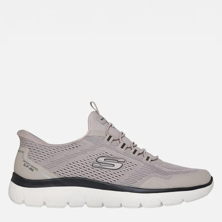 SKECHERS SPORT SKECHERS Herren Summits Slipper Sneaker Natur