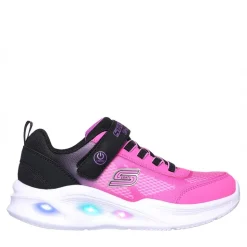 SKECHERS SPORT SKECHERS Mädchen Sola Glow Ombre Deluxe Turnschuhe Schwarz