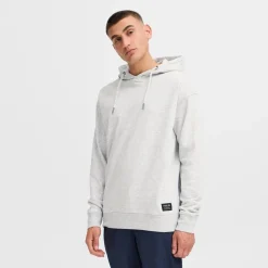 Solid Herren Dix Hoodie Light Grey Melange