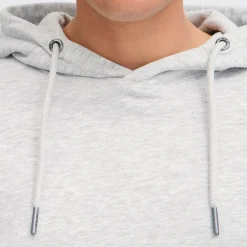 Solid Herren Dix Hoodie Light Grey Melange