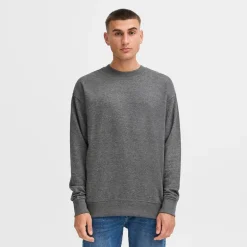 Solid Herren Dixon Sweatshirt Dark Grey Melange