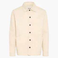 Solid Herren Ossie Hemdjacke Oatmeal