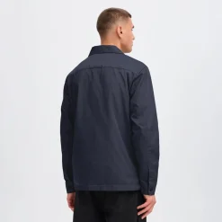 Solid Herren Ossie Overshirt Insignia Blue