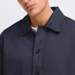 Solid Herren Ossie Overshirt Insignia Blue