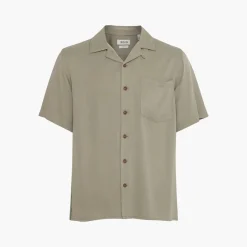Solid Herren Pablo Kurzarm Hemd Vetiver