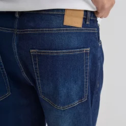 Solid Herren Sdjeni Jeans Shorts Dark Blue Denim