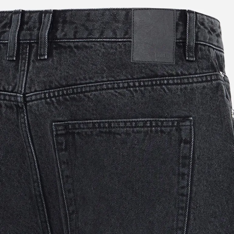 Solid Herren Sdomidt lockere Passform Denim Shorts Grey Denim