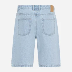 Solid Herren Sdomidt lockere Passform Denim Shorts Light Blue Denim