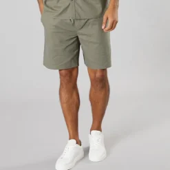 Solid Herren Shorts Dusty Olive