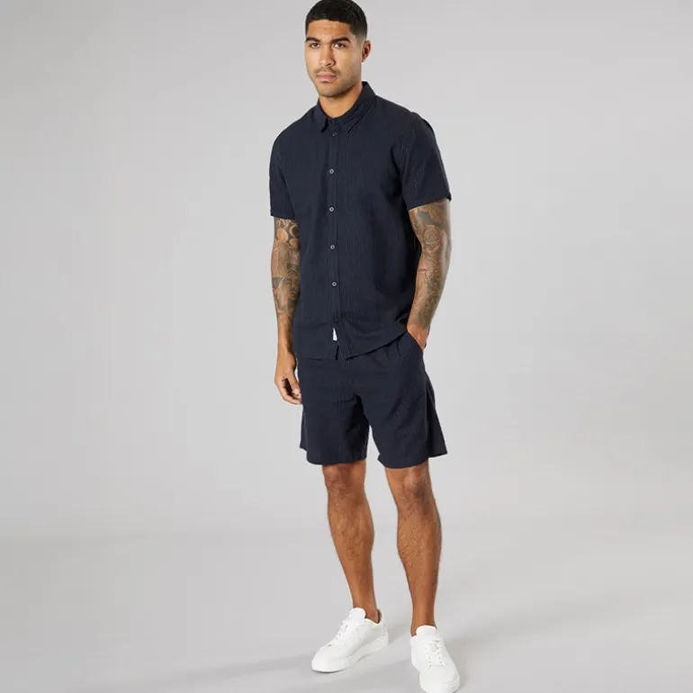 Solid Herren Shorts Insignia Blue